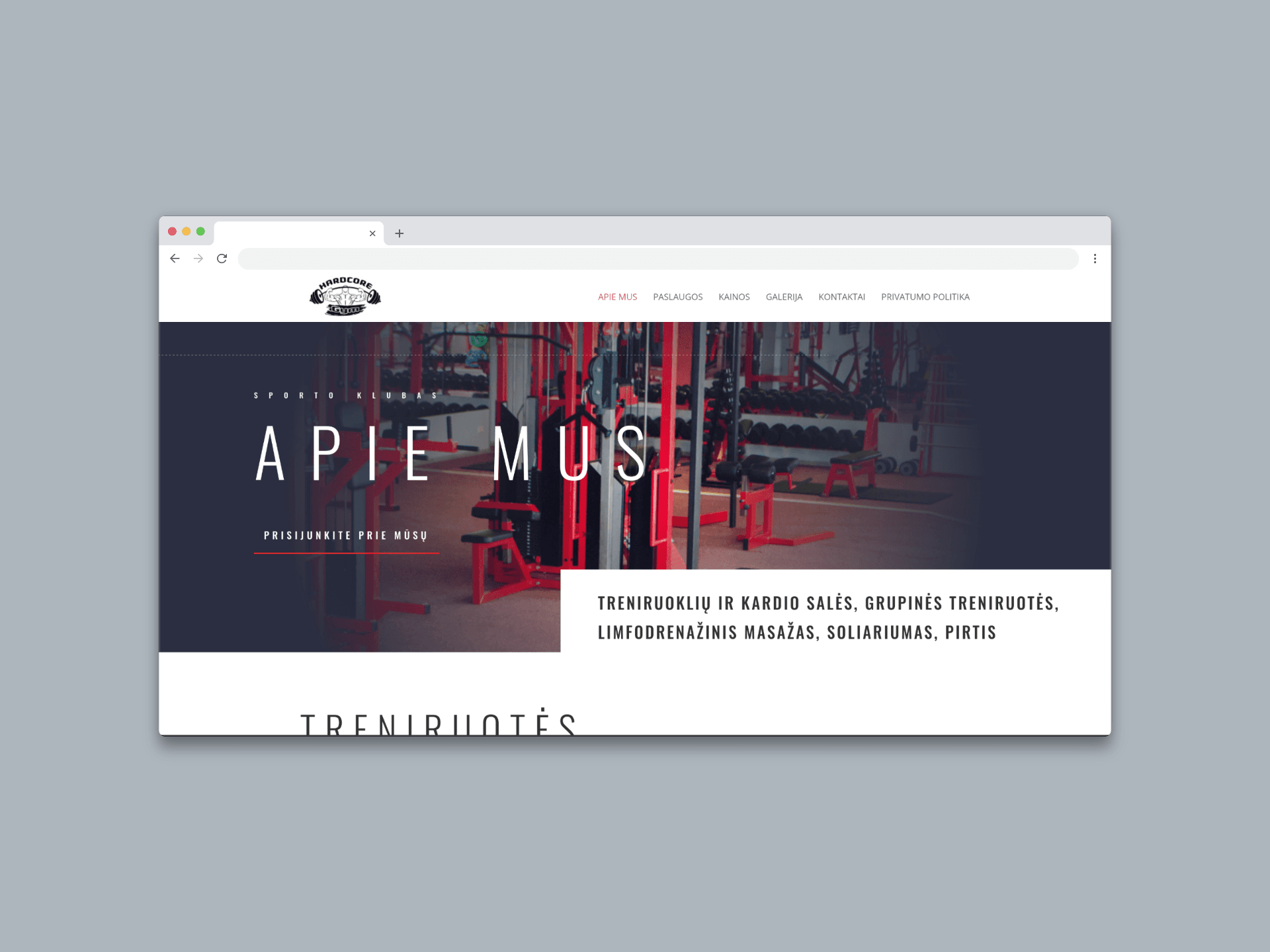 hardcoregym website